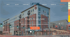 Desktop Screenshot of latitudeapartments.com